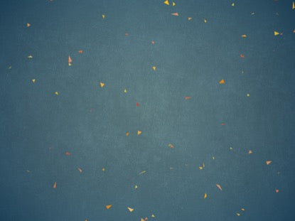 Digital Autumn Leaves Blue