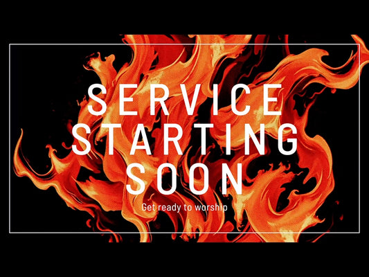 Stop Motion Flames Service Starting Soon