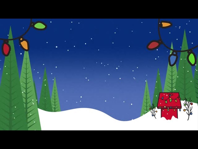 Christmas Time Is Here: Blue Scenic