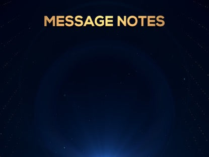 Golden Drift Message Notes