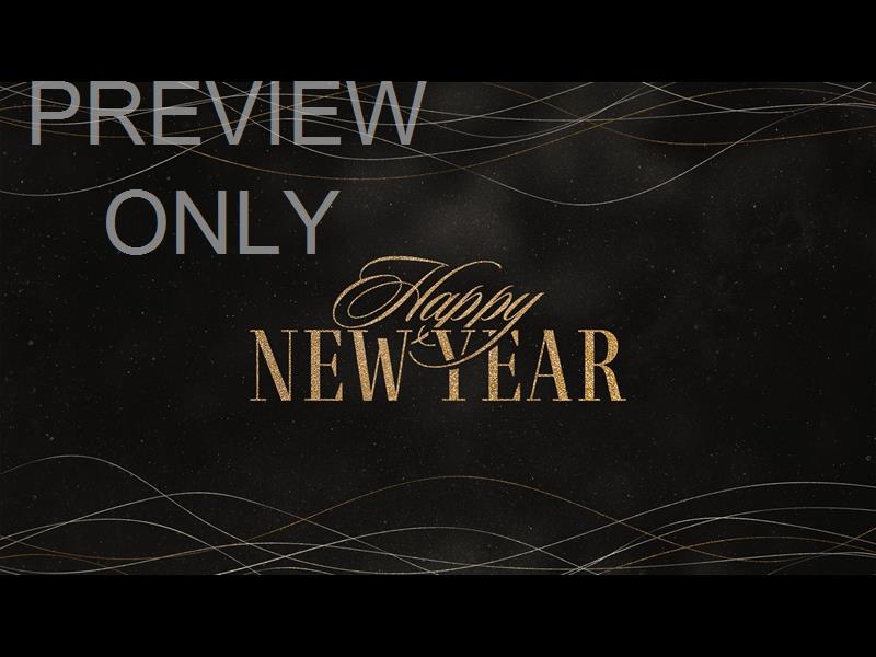 Winter Swirl New Year Title Still