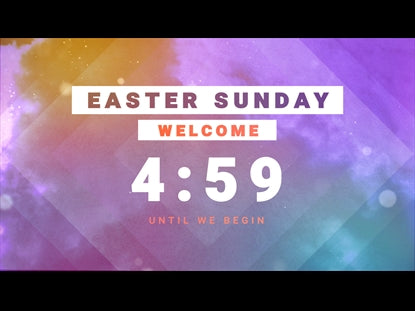 Easter Sunday Clouds Countdown