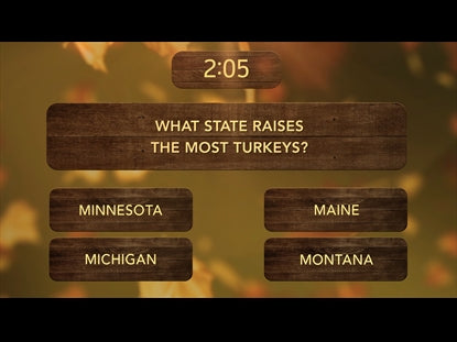 Thanksgiving Trivia Countdown