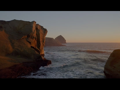Coastal Sunset Flight
