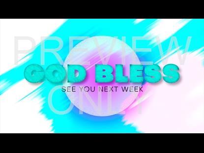 Colorific Easter God Bless Graphic
