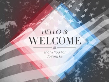Backyard Patriotic Hello And Welcome Loop
