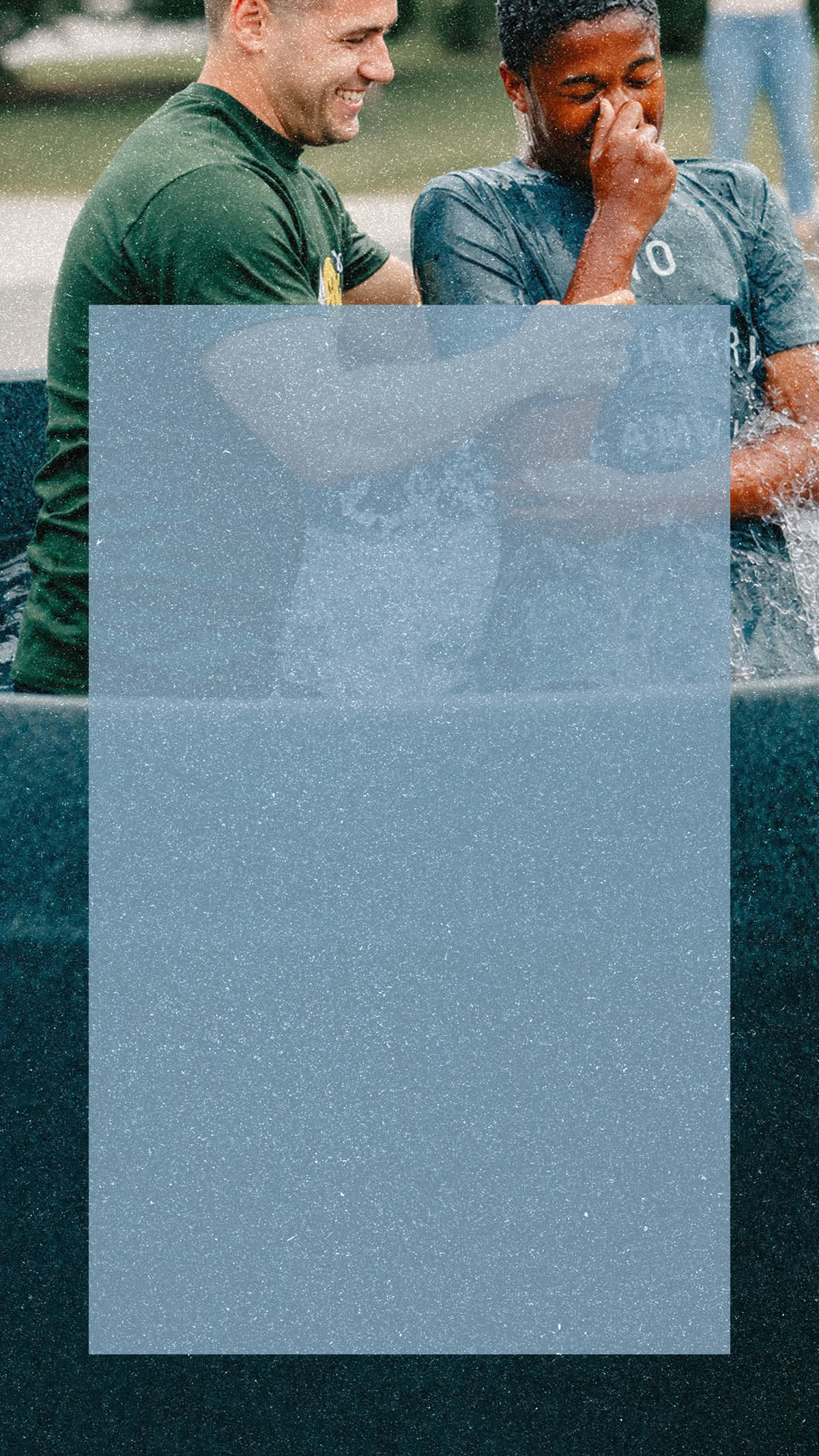 BAPTISM SUNDAY LIFE CHANGE STARTS HERE Social Blank Story