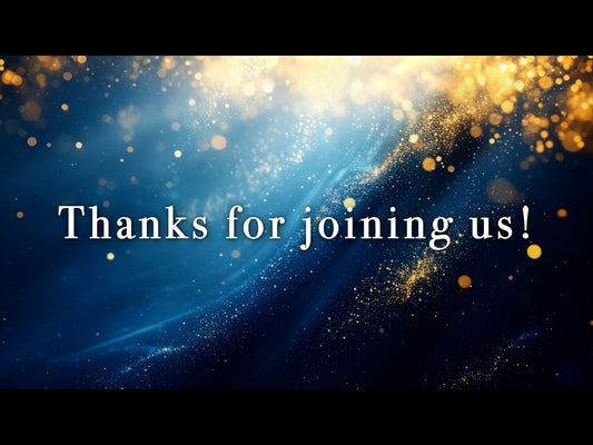 Sparkling Blue Wave Goodbye Loop