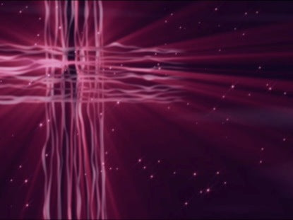 Flowing Cross Maroon