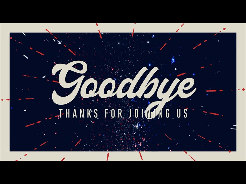 Fireworks Goodbye