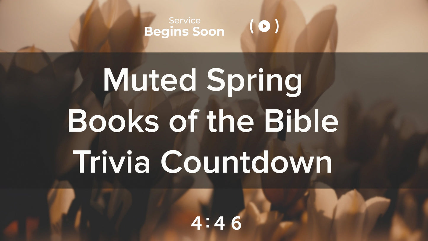 Muted Spring Trivia Countdown