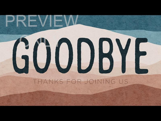 Painted Hills Still Goodbye