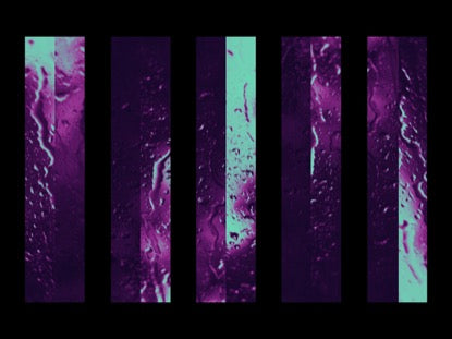 Purple Bars Geo