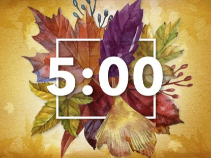 Thanksgiving Centerpiece Countdown