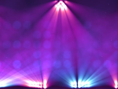 Stage Lights Purple Scrolling