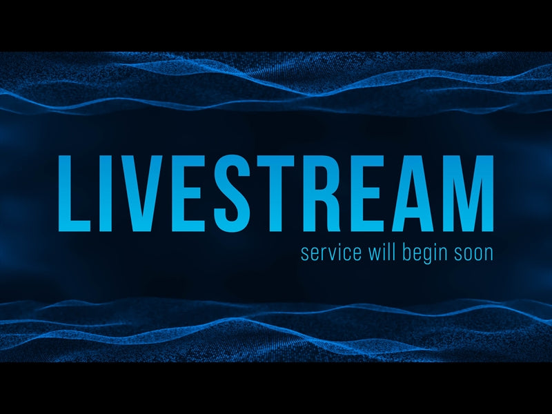Blue Digital Wave Livestream