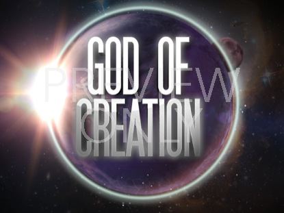God Of Creation Title