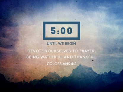 Nature Talks Scriptures Countdown