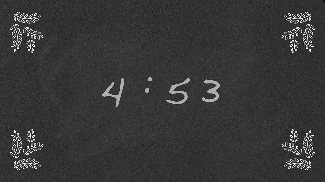 Autumn Chalk Countdown