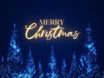 Sparkle Trees Merry Christmas