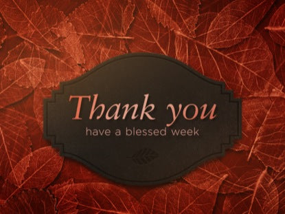 Fancy Leaves: Thank You