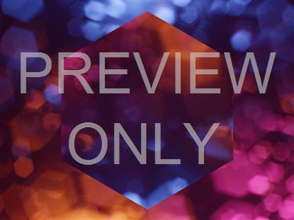 Bokeh Shapes Colorful Hexagons Reflected