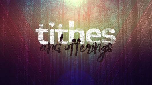 Fall Forest Tithes And Offerings