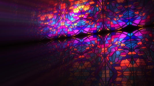 Modern Glass Colorful Still