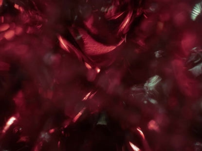 Sculpted Glass Cool Red