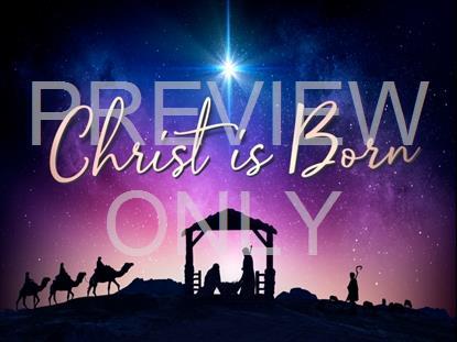 Christmas Night Nativity Christ Is Born Still