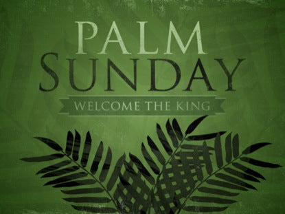 Silhouette Palm Sunday