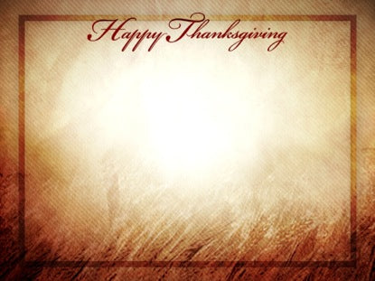 Thanksgiving Welcome Subtitle Loop