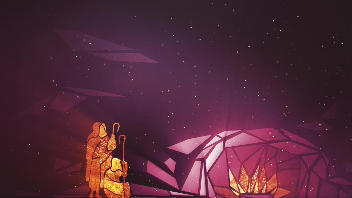 Christmas Glass Advent Christ Is Born
