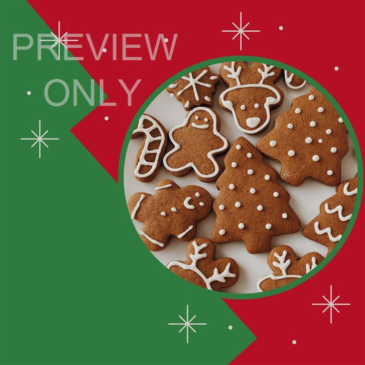 Christmas Engagement Cookie Blank