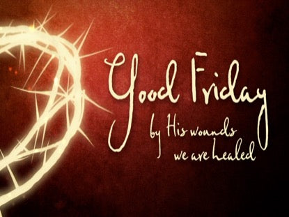 Good Friday Red Title