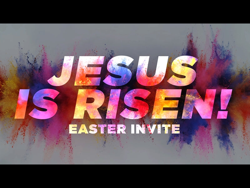 Jesus Is Risen - Easter Invite