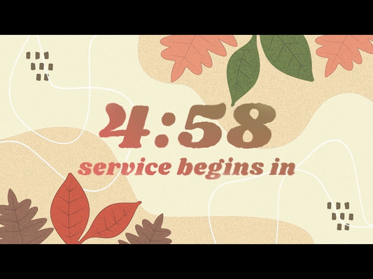 Fall Leaves Countdown