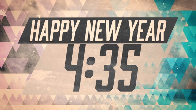 New Triangles New Years Countdown