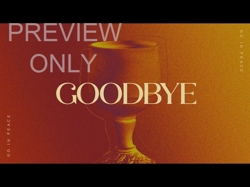 Easter Colors Maundy Thursday Goodbye Title Still