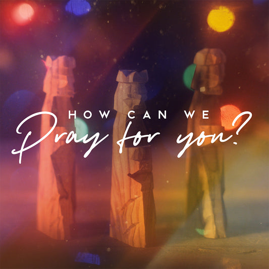 Rustic Nativity Social Graphic Online Prayer