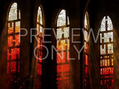 Crosses In Stained Glass