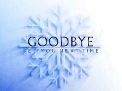 Frosted Snowflake Closing Still