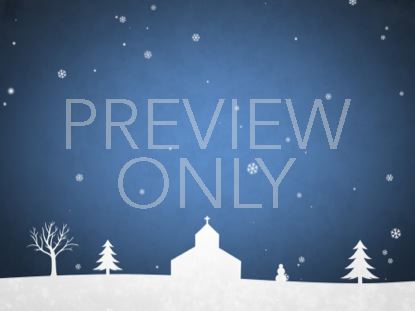 Winter Snow Bright Blue