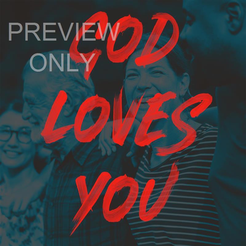 Color Waves God Loves You