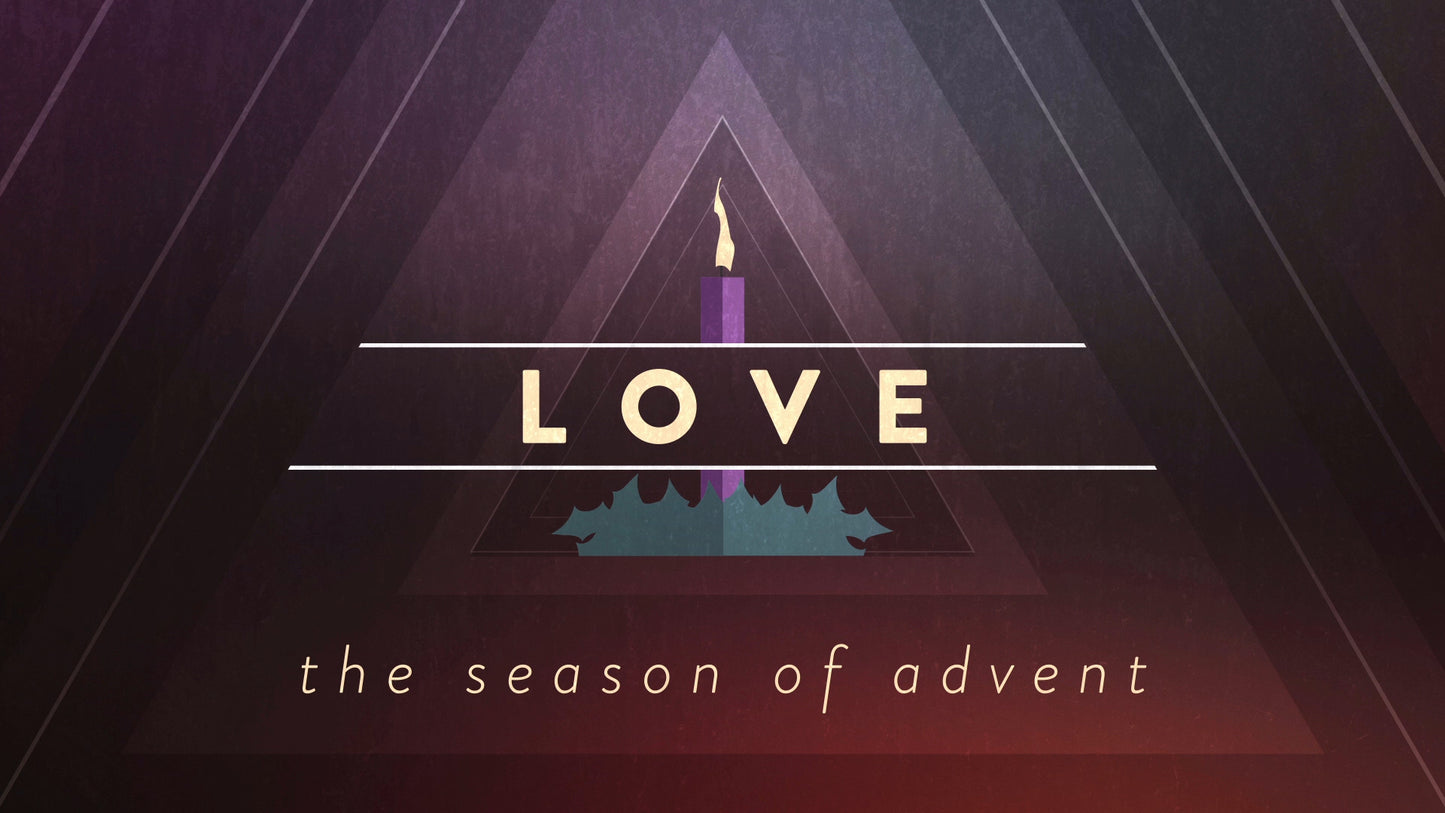 Christmas Advent Candles Love