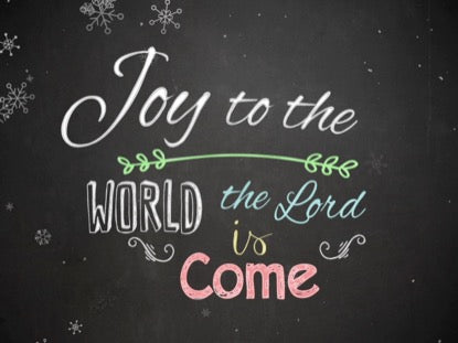 Christmas Chalk Joy