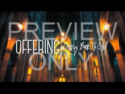 Cathedral Offering Graphic