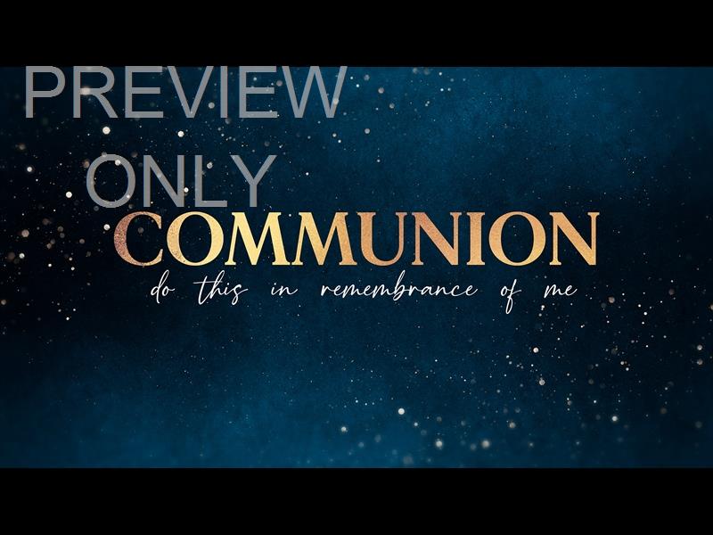 Christmas Shimmer Communion Still