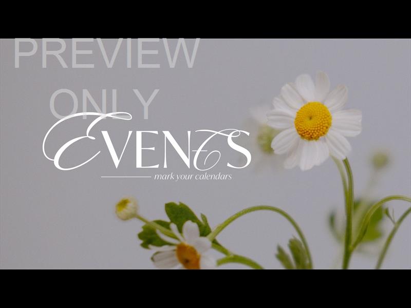 Floral Details Events Still