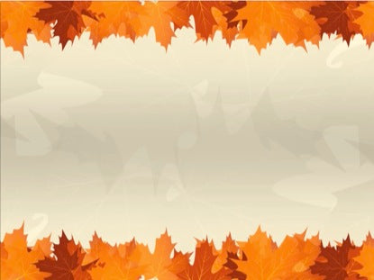 Thanksgiving Leaves Blank